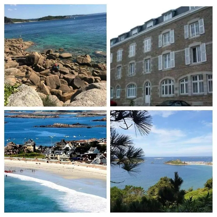 Pensión Ty Sam Bretagne - Bel Appartement Maison Rdc Terrasse T3-T4 Proche Plages Et Commerces Trébeurden